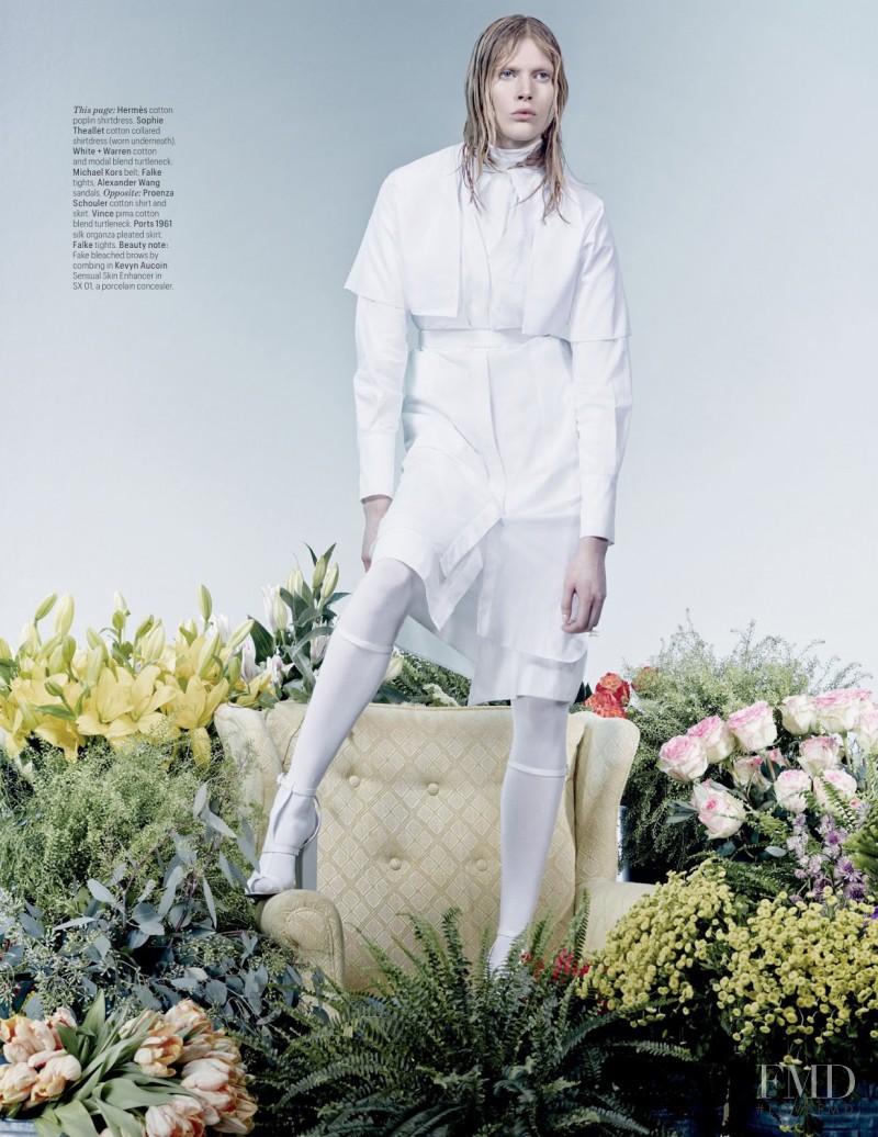 Iselin Steiro featured in The Whites Of Spring, March 2013