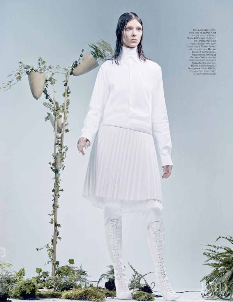 Kati Nescher featured in The Whites Of Spring, March 2013