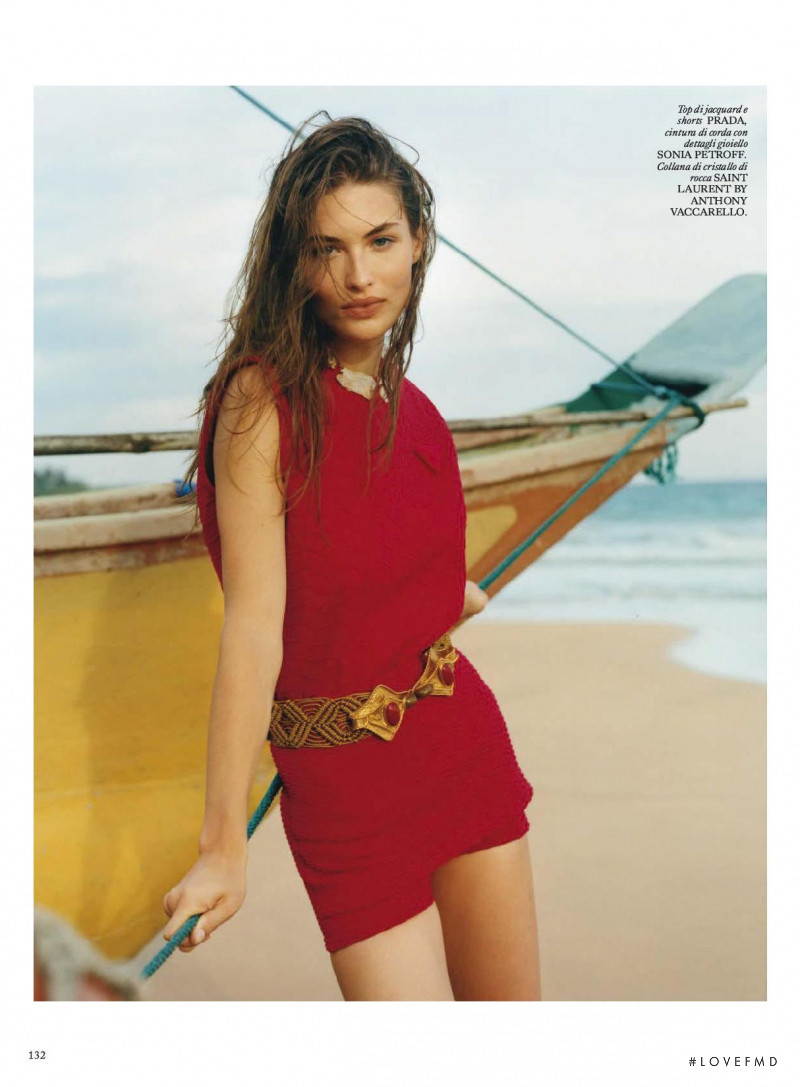 Grace Elizabeth featured in Oltre Il Paradiso, July 2022