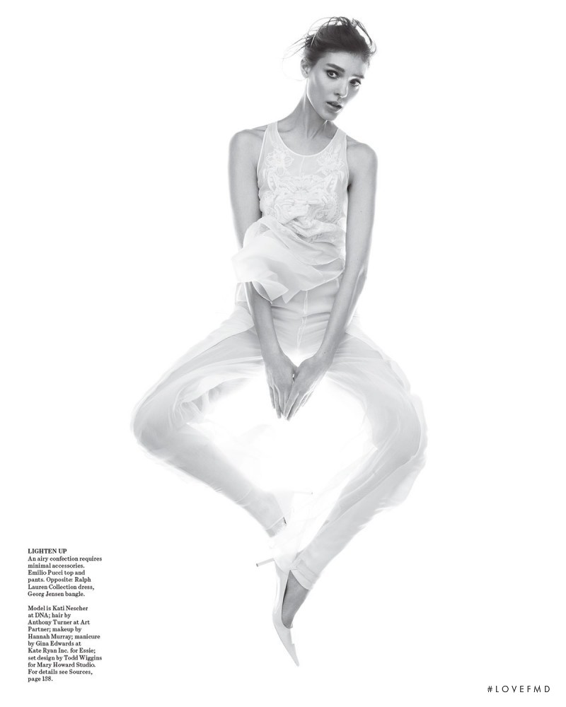 Kati Nescher featured in Fifty Shades Of White, March 2013
