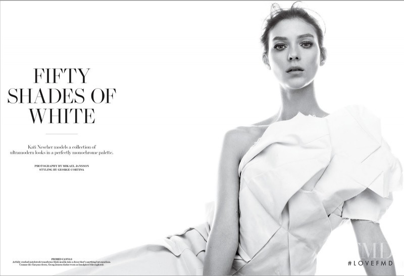 Kati Nescher featured in Fifty Shades Of White, March 2013