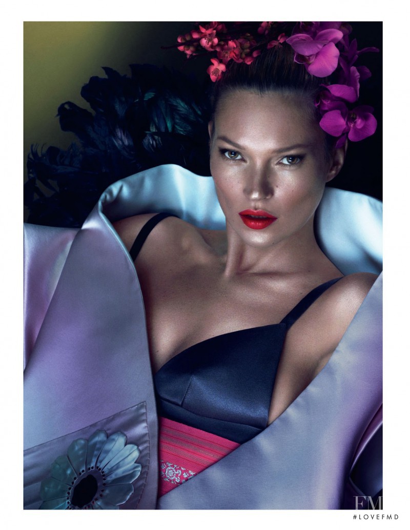 Kate Moss featured in From East To West, March 2013