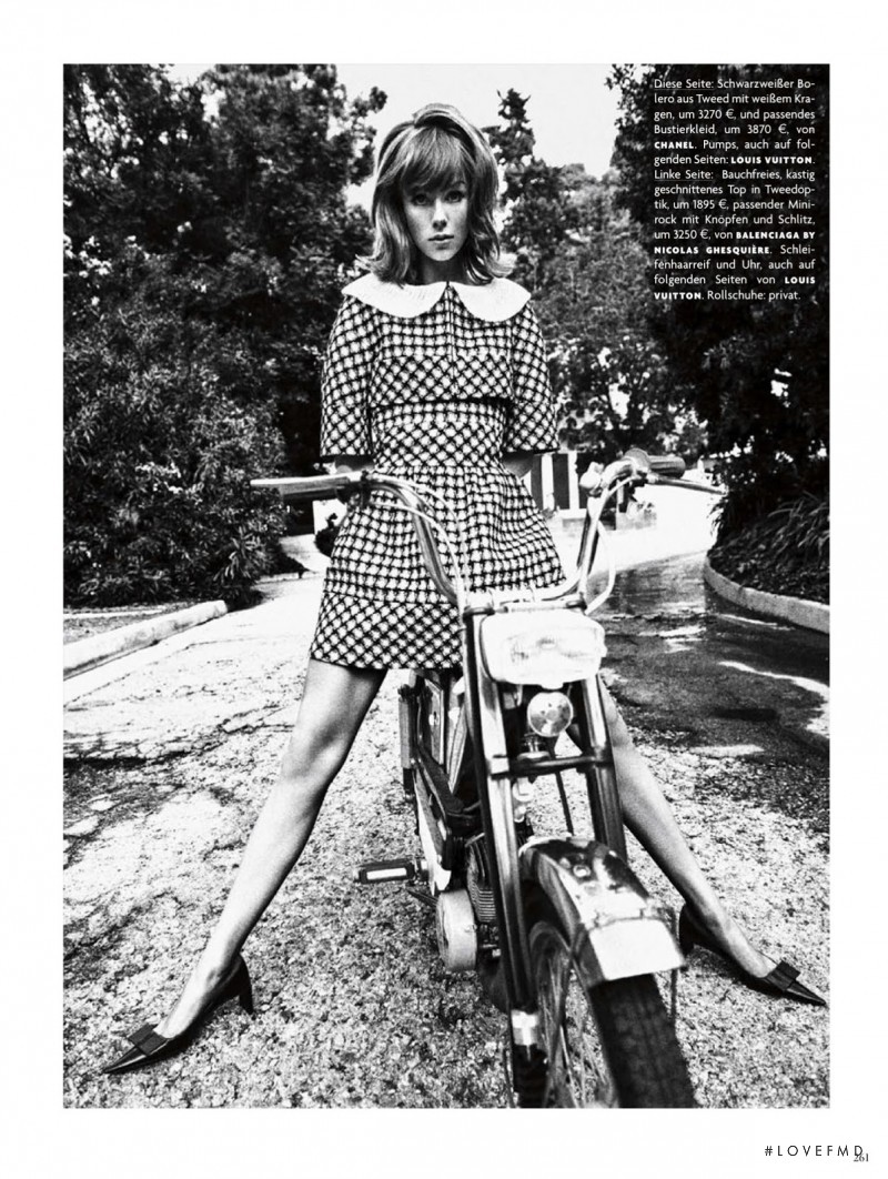 Edie Campbell featured in Zeitsprung, March 2013