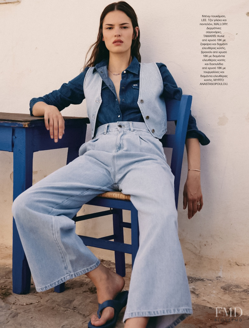 Matea Brakus featured in Blue Jeans, White Shirt, July 2022