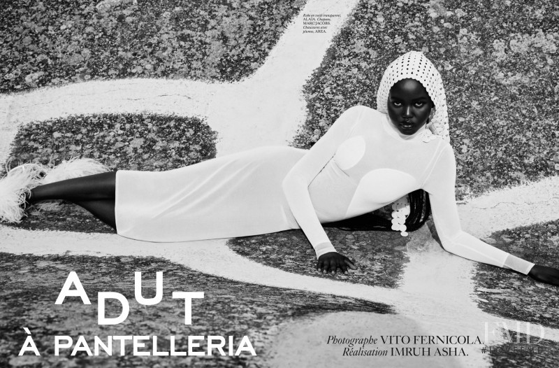 Adut Akech Bior featured in Adut A Pantelleria, June 2022