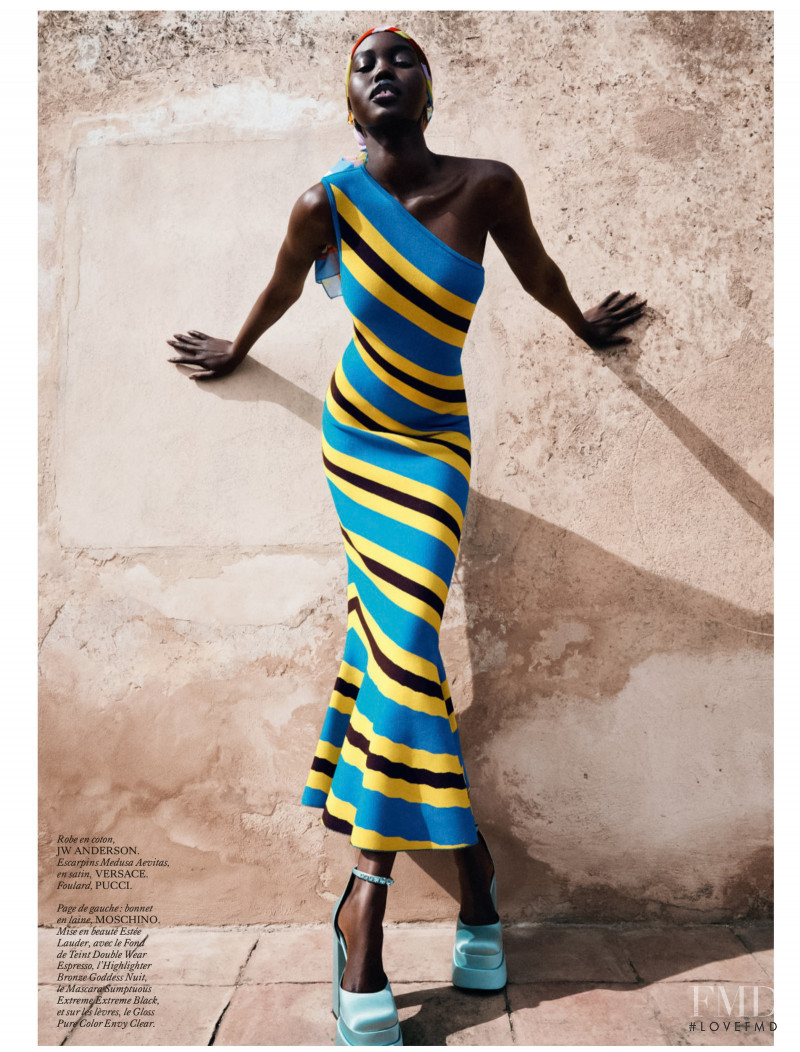 Adut Akech Bior featured in Adut A Pantelleria, June 2022