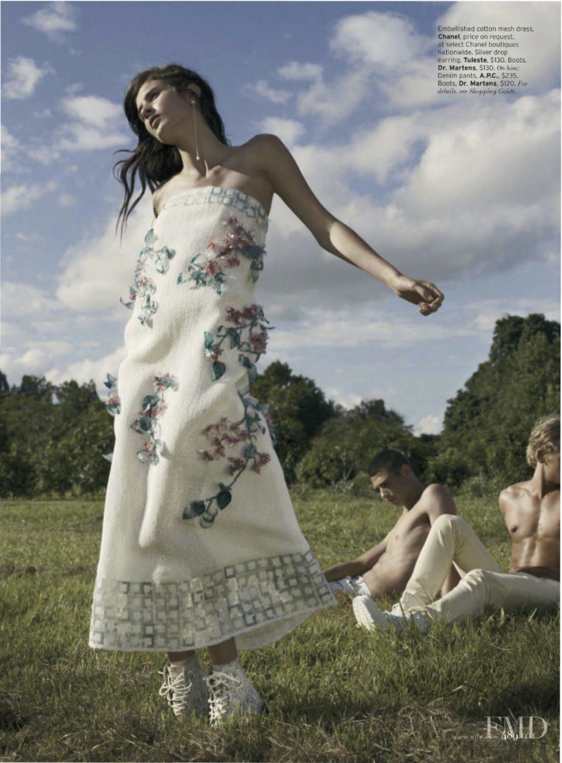 Spring Awakening in Elle USA with wearing Chanel,Dr Martens,A.P.C. - (ID:7512) - Fashion Editorial | Magazines | The FMD