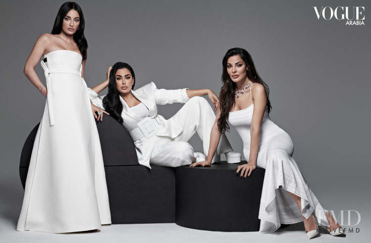 Amina Muaddi, Huda Kattan & Nadine Njeim, March 2022