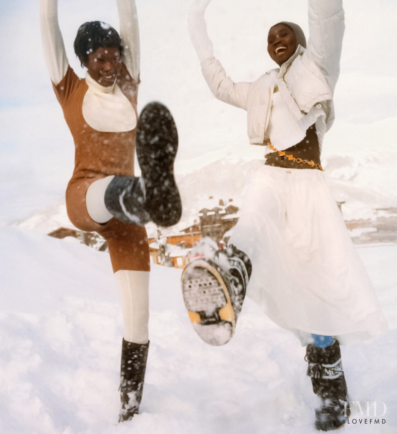 Adhel Bol featured in Miss Courchevel, February 2022