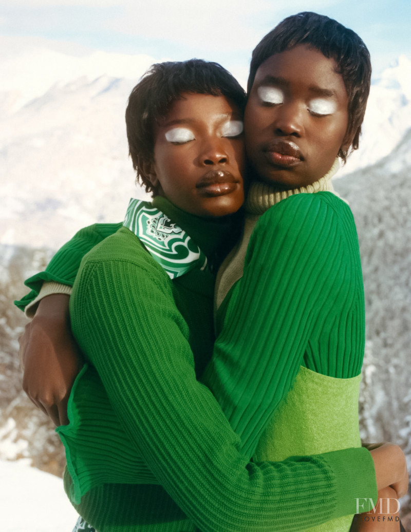 Adhel Bol featured in Miss Courchevel, February 2022