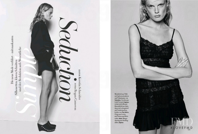 Hanne Gaby Odiele featured in Simple Seduction, March 2022