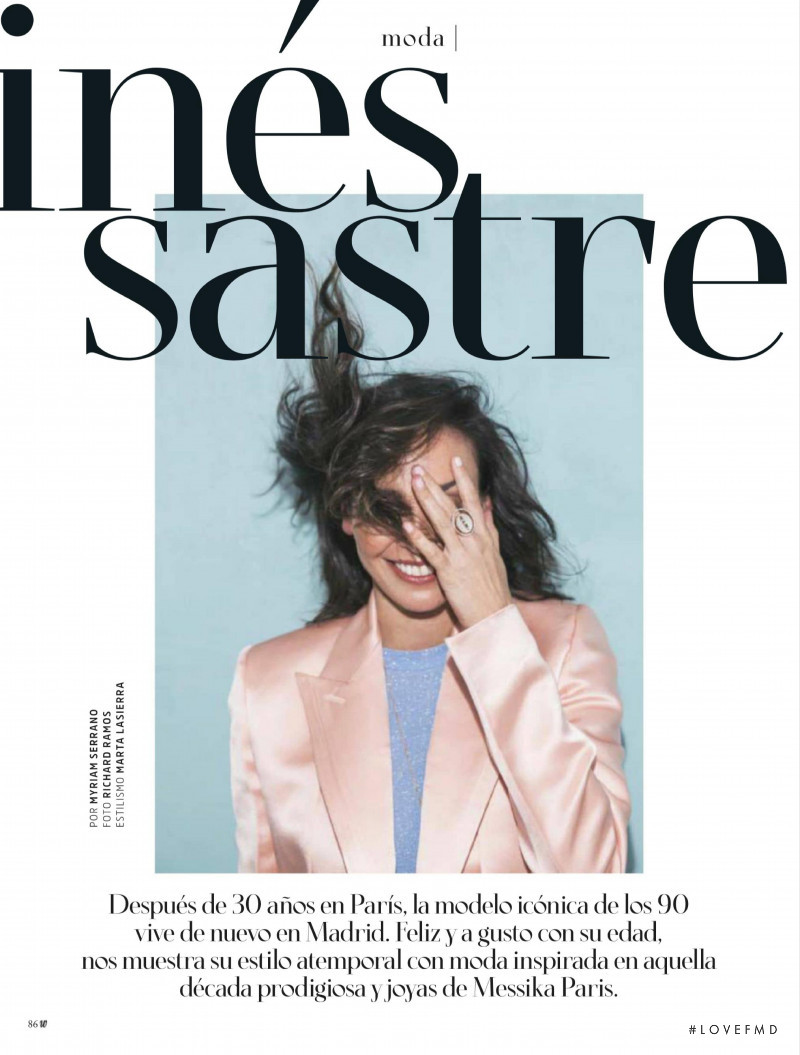 Ines Sastre featured in Ines Sastre, March 2022