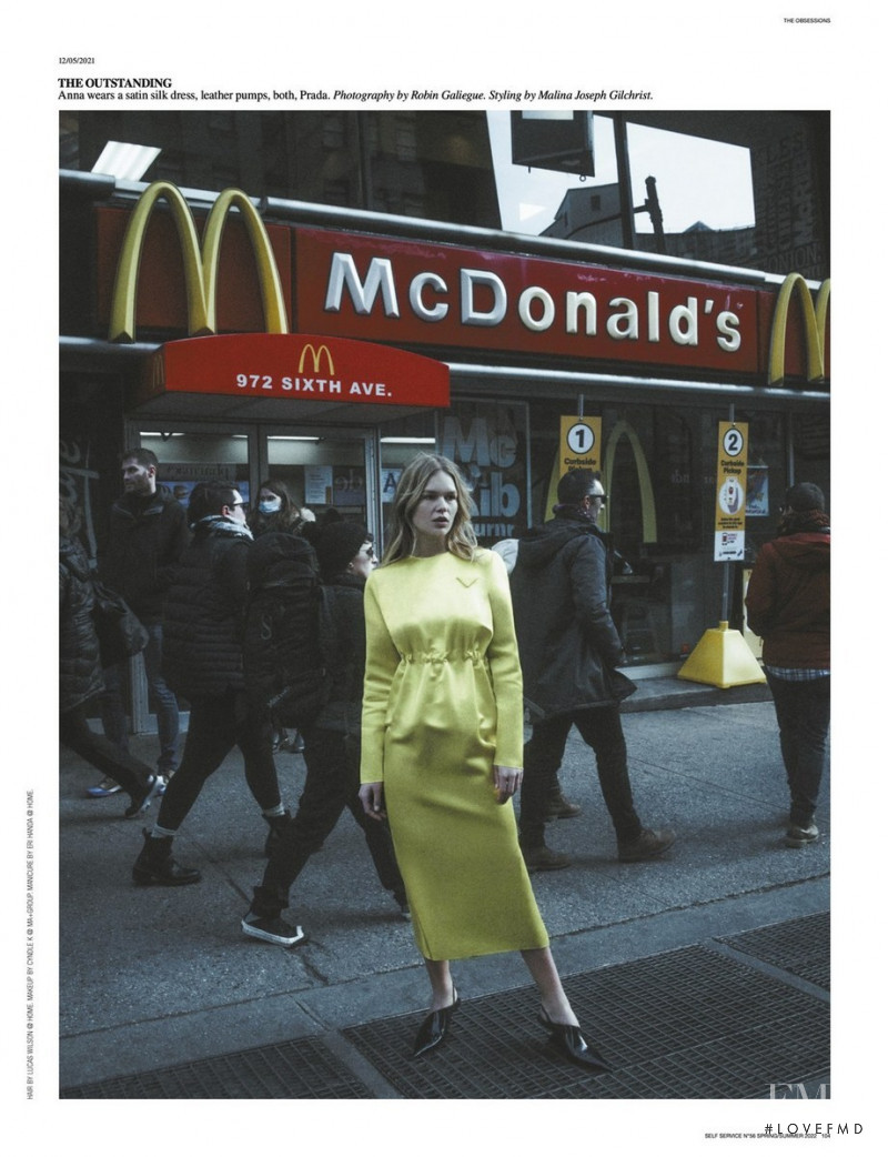 Anna Ewers featured in The Obsessions, February 2022