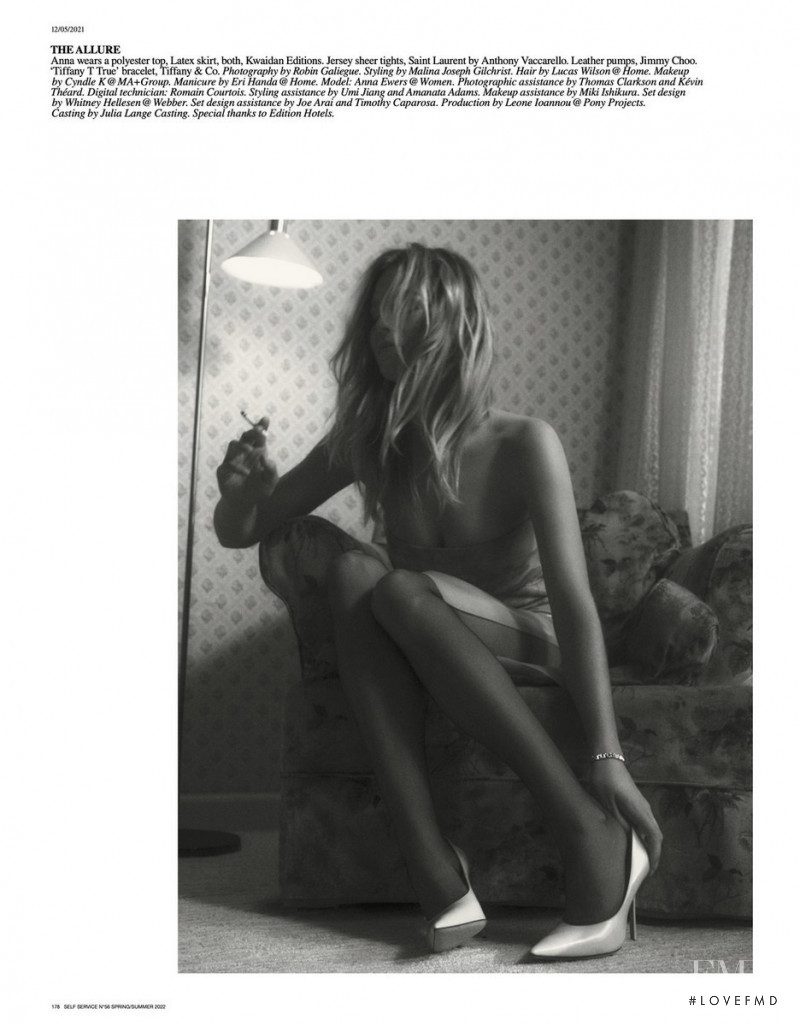 Anna Ewers featured in The Obsessions, February 2022
