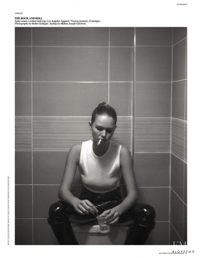 Anna Ewers featured in The Obsessions, February 2022