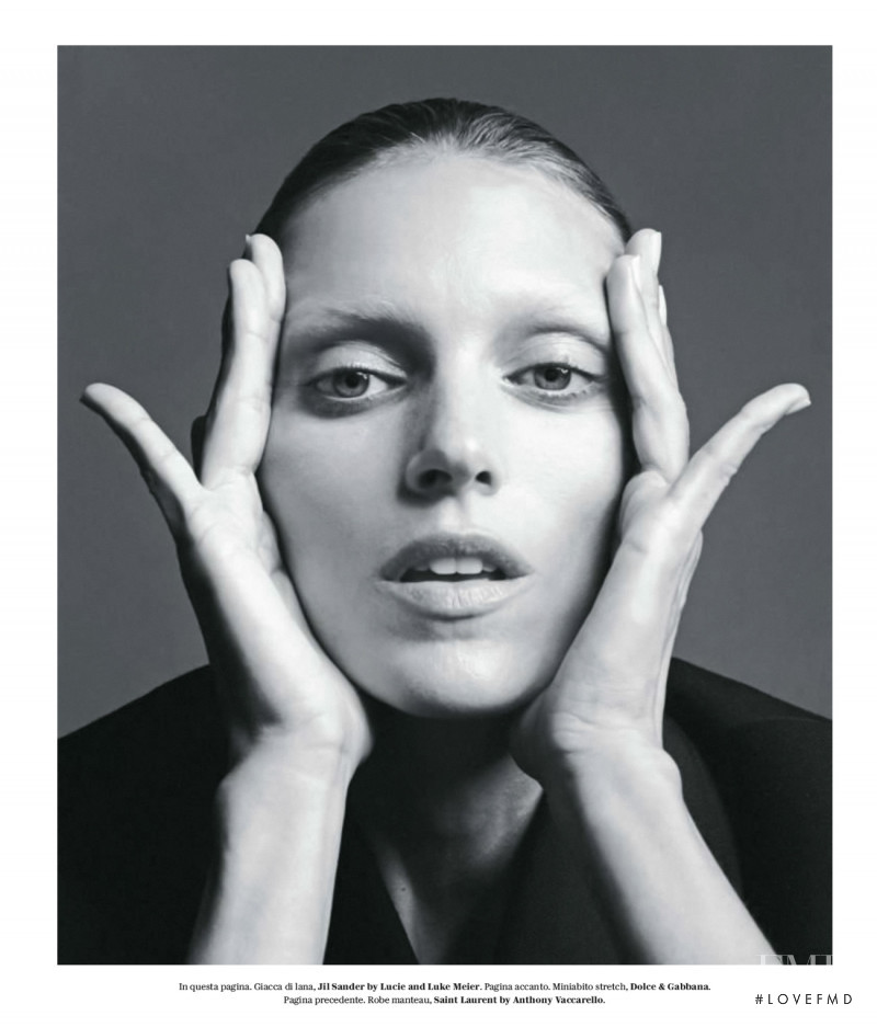 Anja Rubik featured in Give Farneth Peace A Chance, March 2022