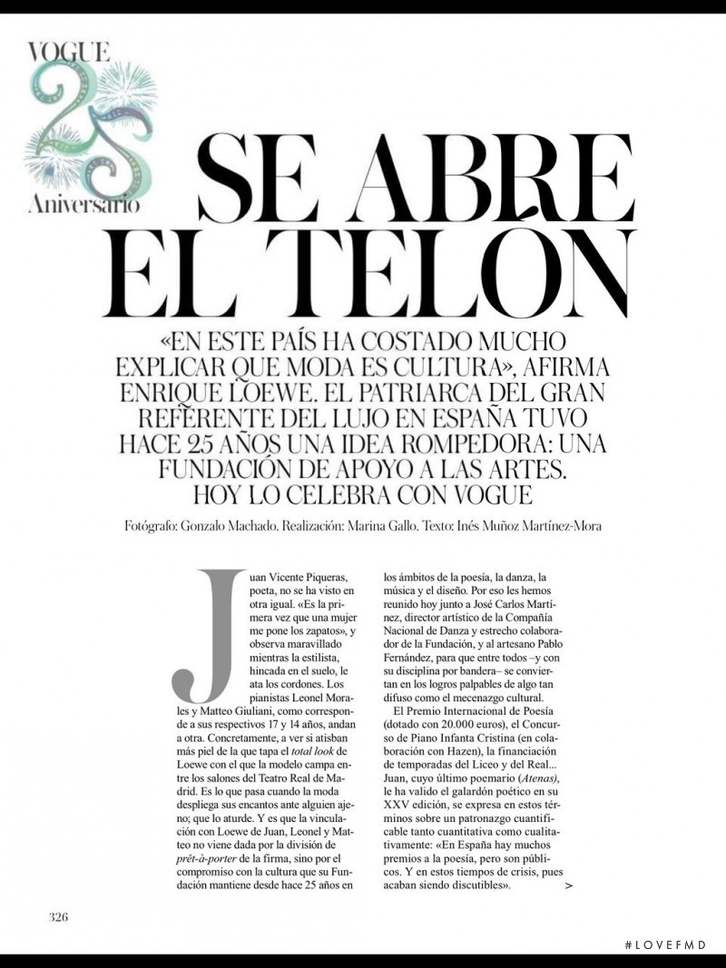 Se Abre El Telon, March 2013