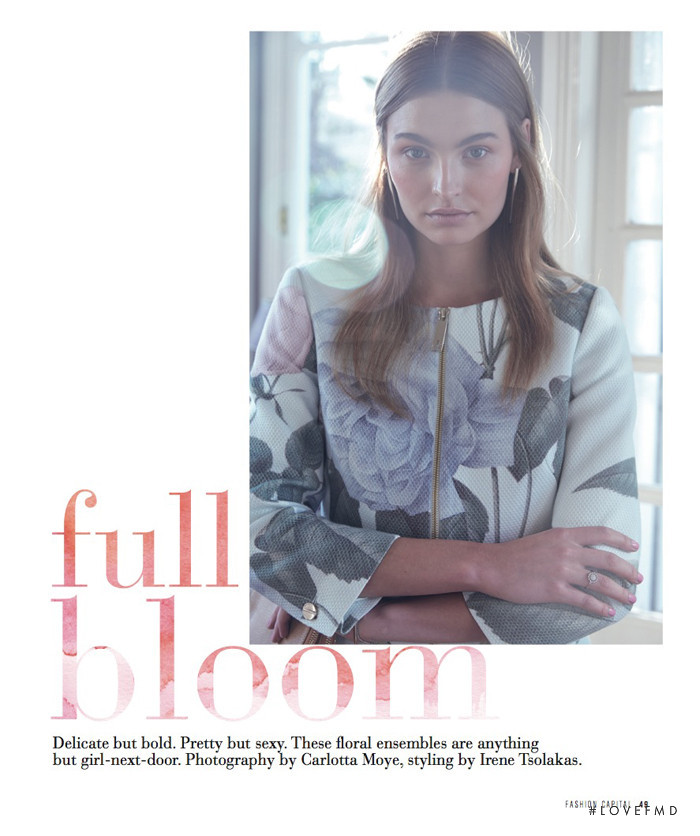Roosmarijn de Kok featured in Full Bloom, September 2015