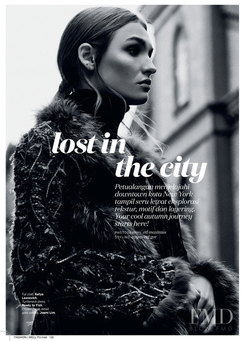 Roosmarijn de Kok featured in Lost In The City, September 2015