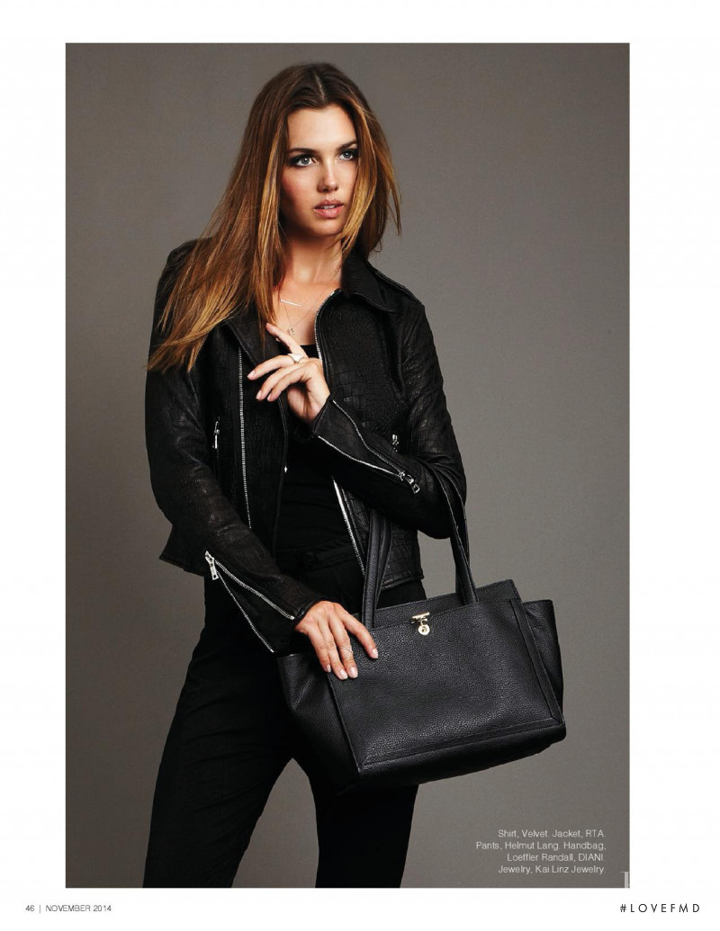 Rachel Moore featured in Winter Whites show off their Dark Side, November 2014