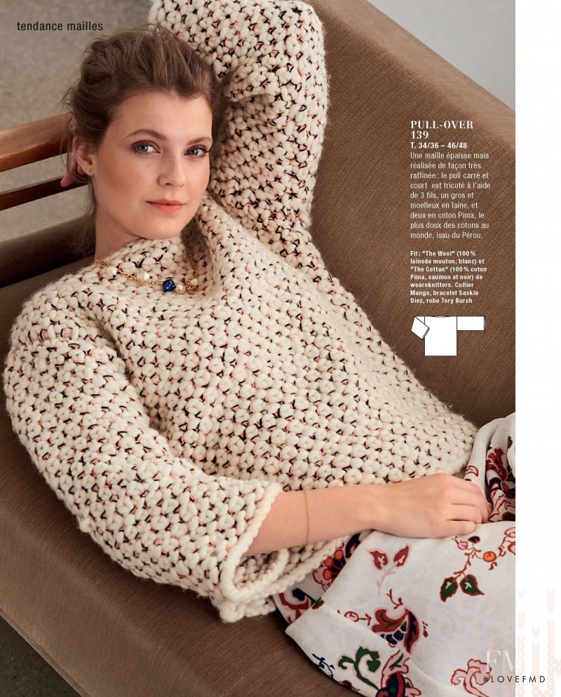 Anne Wunderlich featured in Maille Sur Maille, October 2019