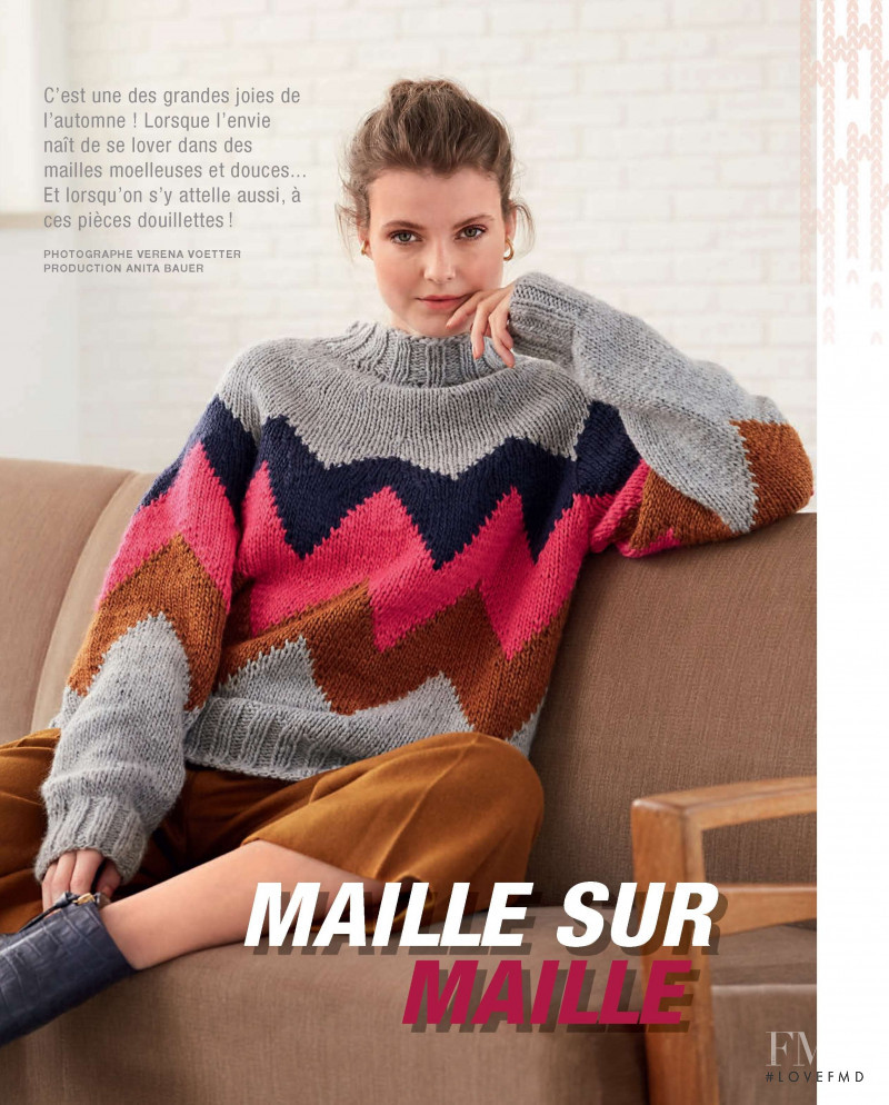 Anne Wunderlich featured in Maille Sur Maille, October 2019