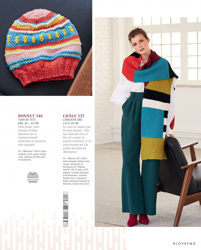 Anne Wunderlich featured in Maille Sur Maille, October 2019