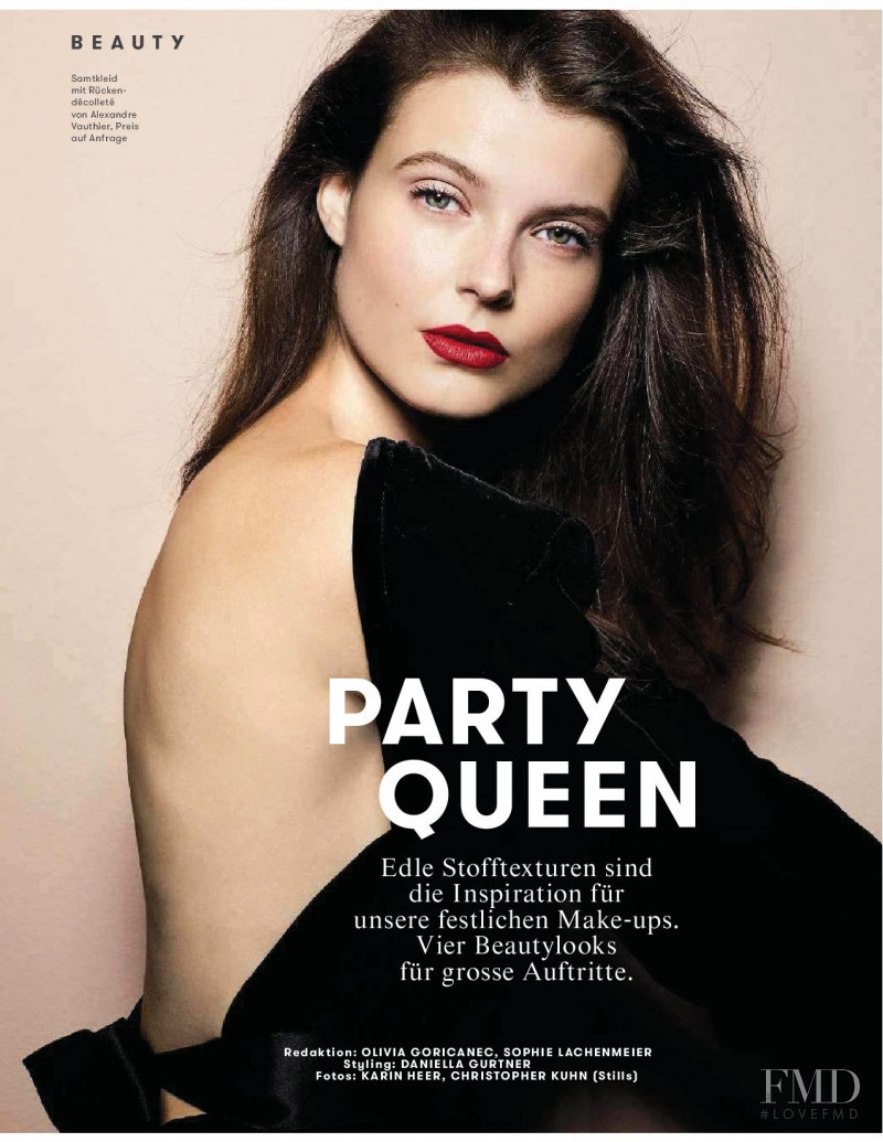 Anne Wunderlich featured in Party Queen, November 2017