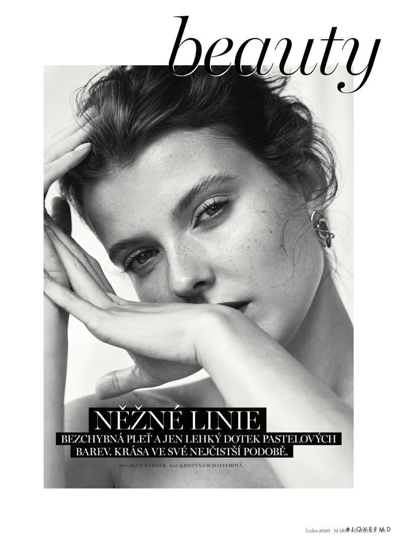 Anne Wunderlich featured in Nezne Linie, January 2020