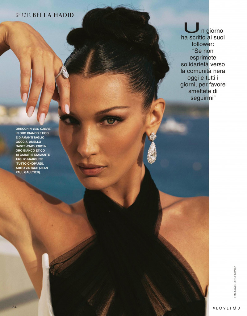 Bella Hadid featured in Il potere di bella, November 2021