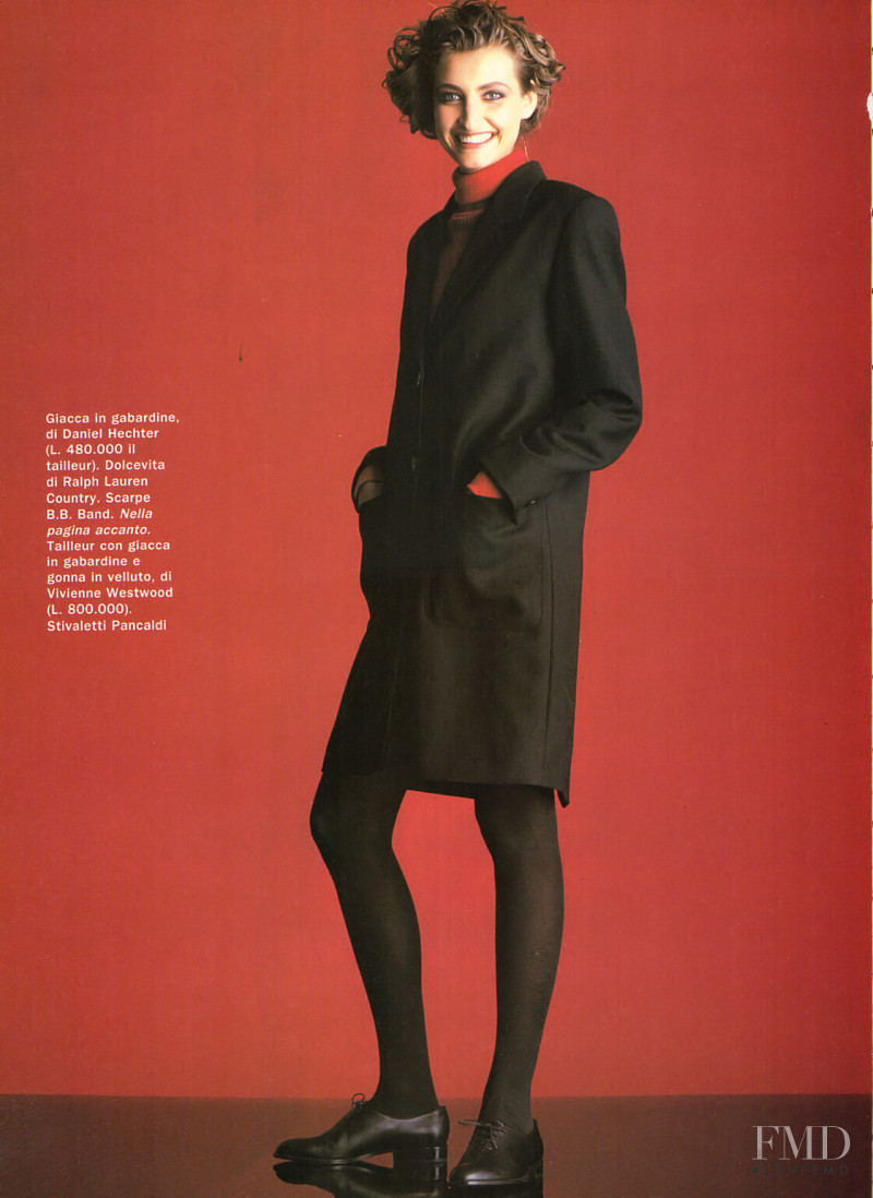 Caroline Forsling featured in Giacche ei siamo, September 1991
