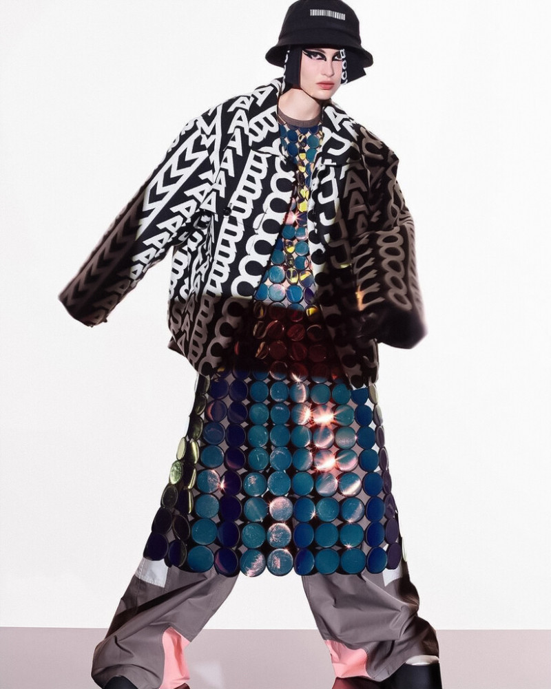 Grace Elizabeth featured in New Shapes: Grace Elizabeth Sports Marc Jacobs Fall/Winter 2021, September 2021