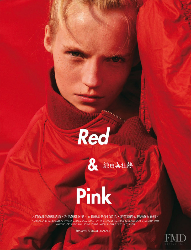 Lucan Gillespie featured in Red & Pink, October 2022