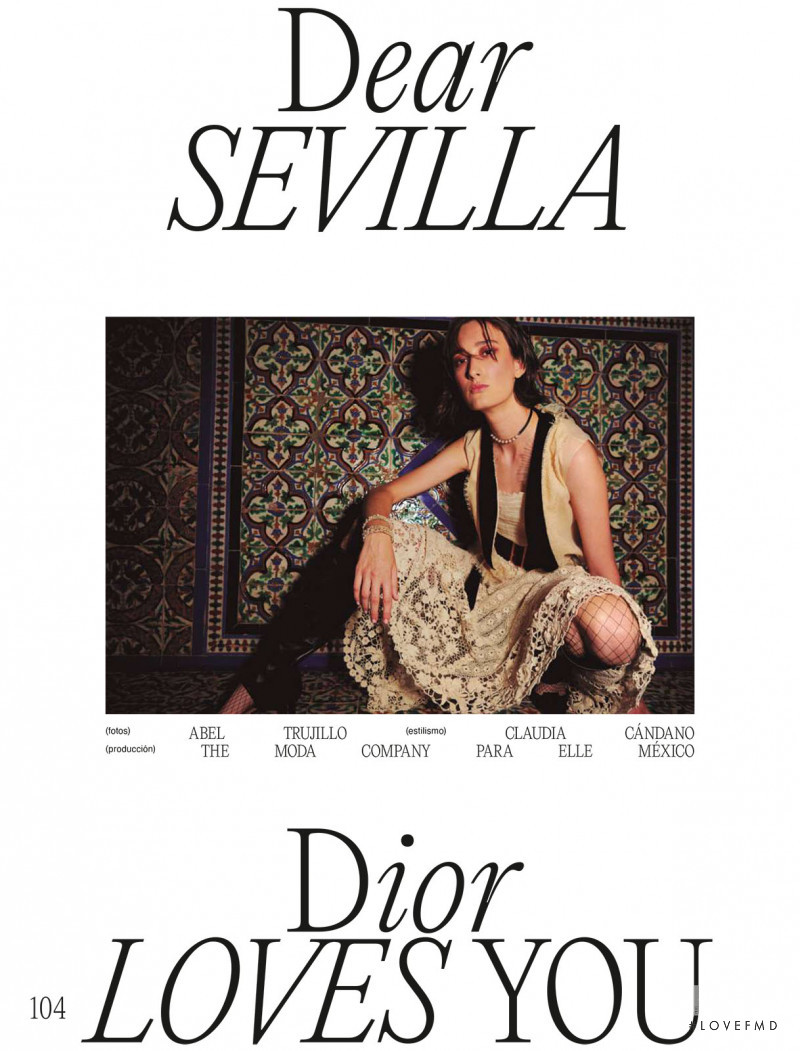Miriam Saiz featured in Dear SEVILLA Dior LOVES YOU, October 2022