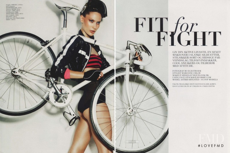 Astrid Hogsted featured in Fit for Fight, February 2012
