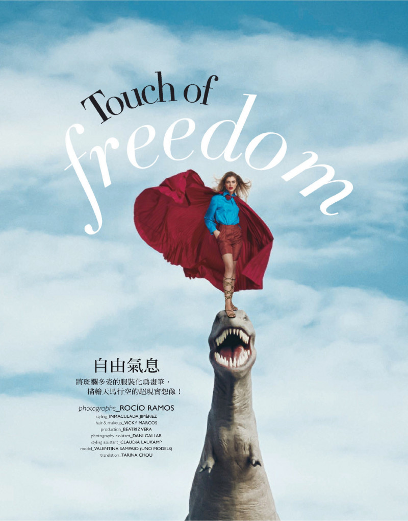 Valentina Sampaio featured in Touch of Freedom, May 2022
