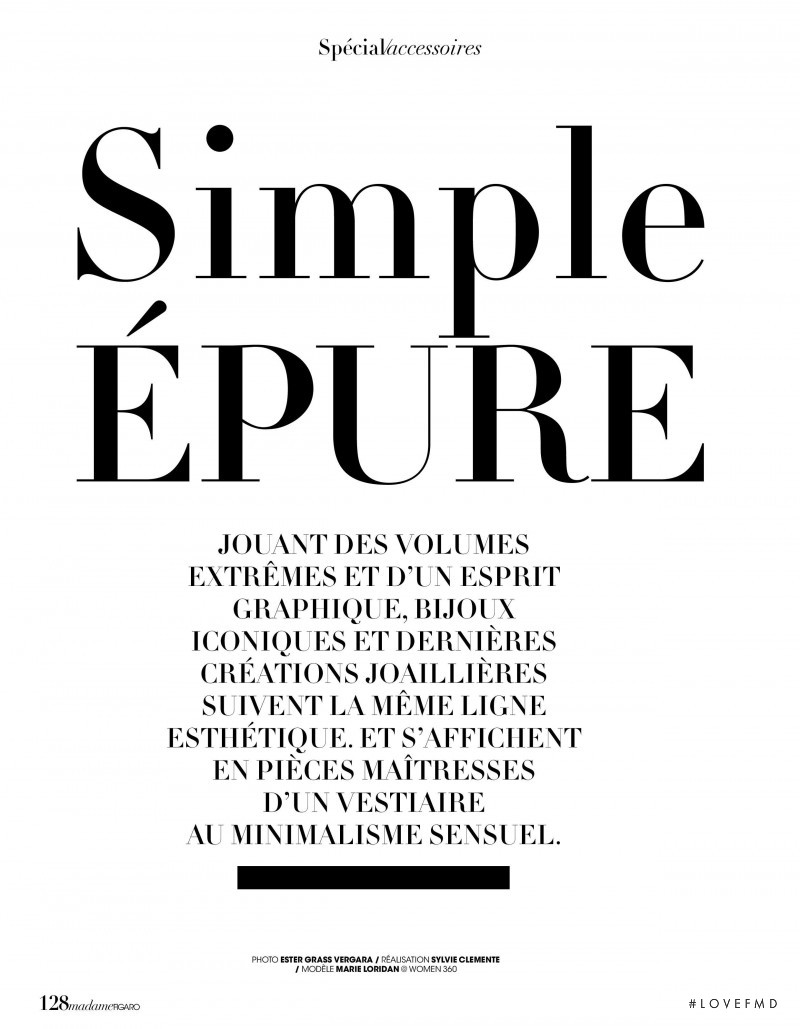 Simple épure, March 2022