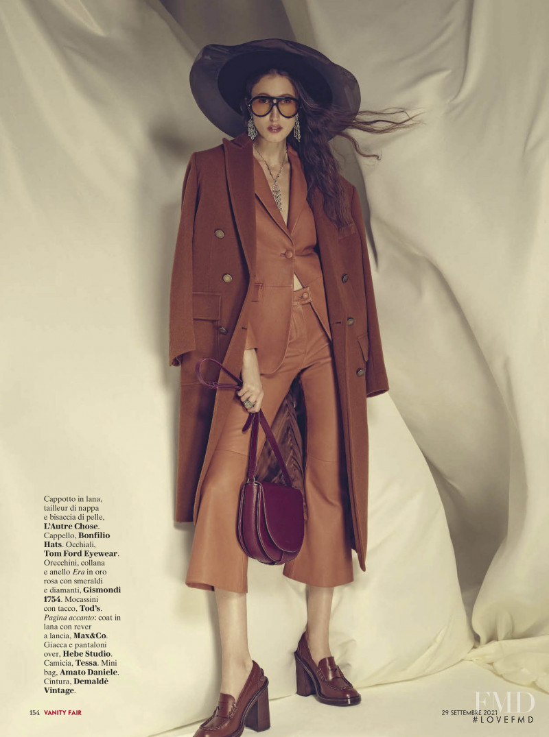 Anna Cleveland featured in Coat To Coat, September 2021