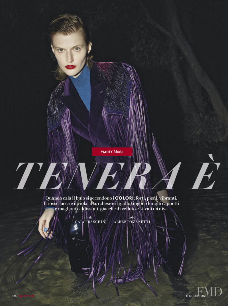 Ireen Tabolova featured in Tenera E La Notte, October 2021