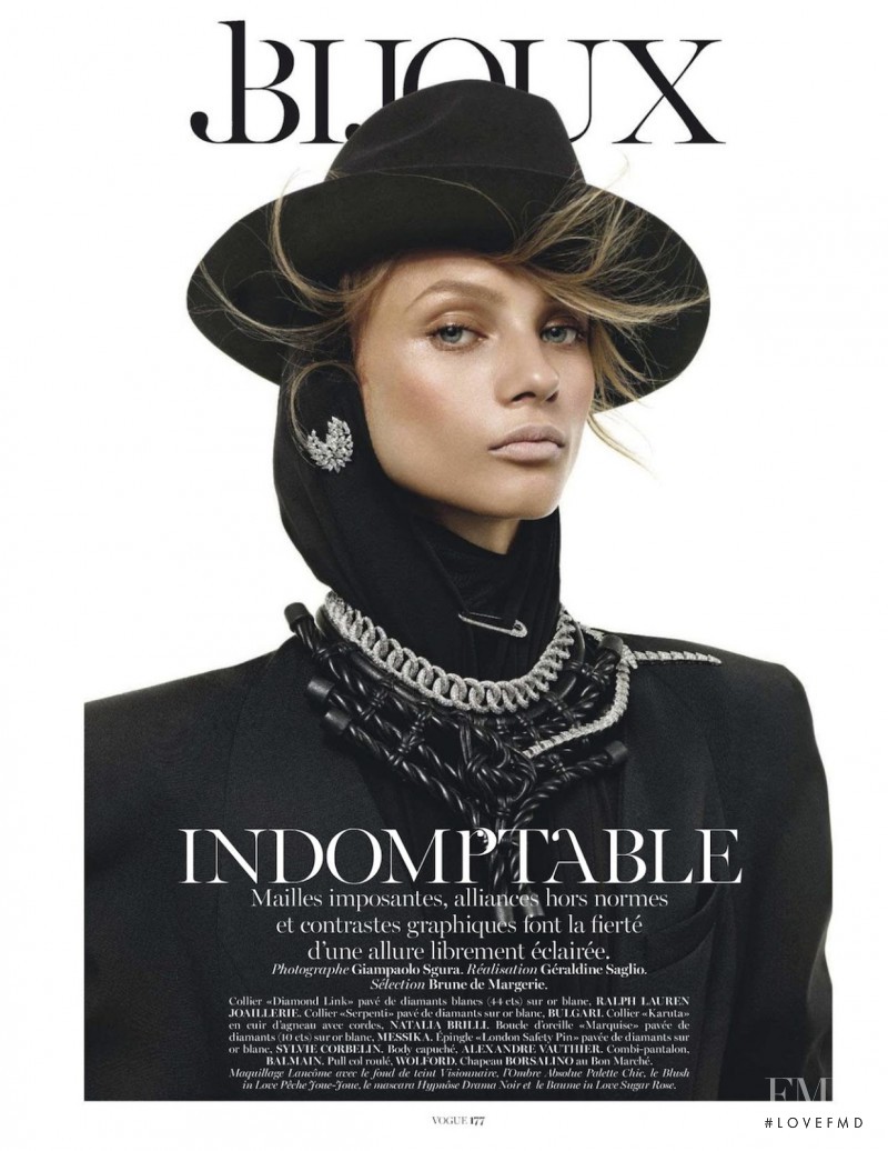 Anna Selezneva featured in Indomptable, March 2013