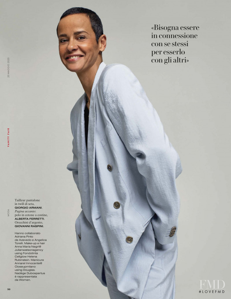 Nadege du Bospertus featured in L\'essenziale, May 2020