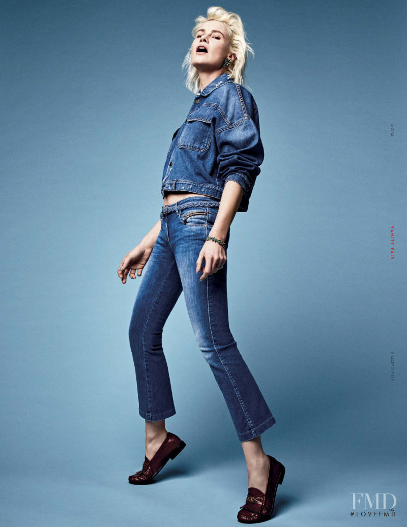 Delfine Bafort featured in Jeans, March 2020