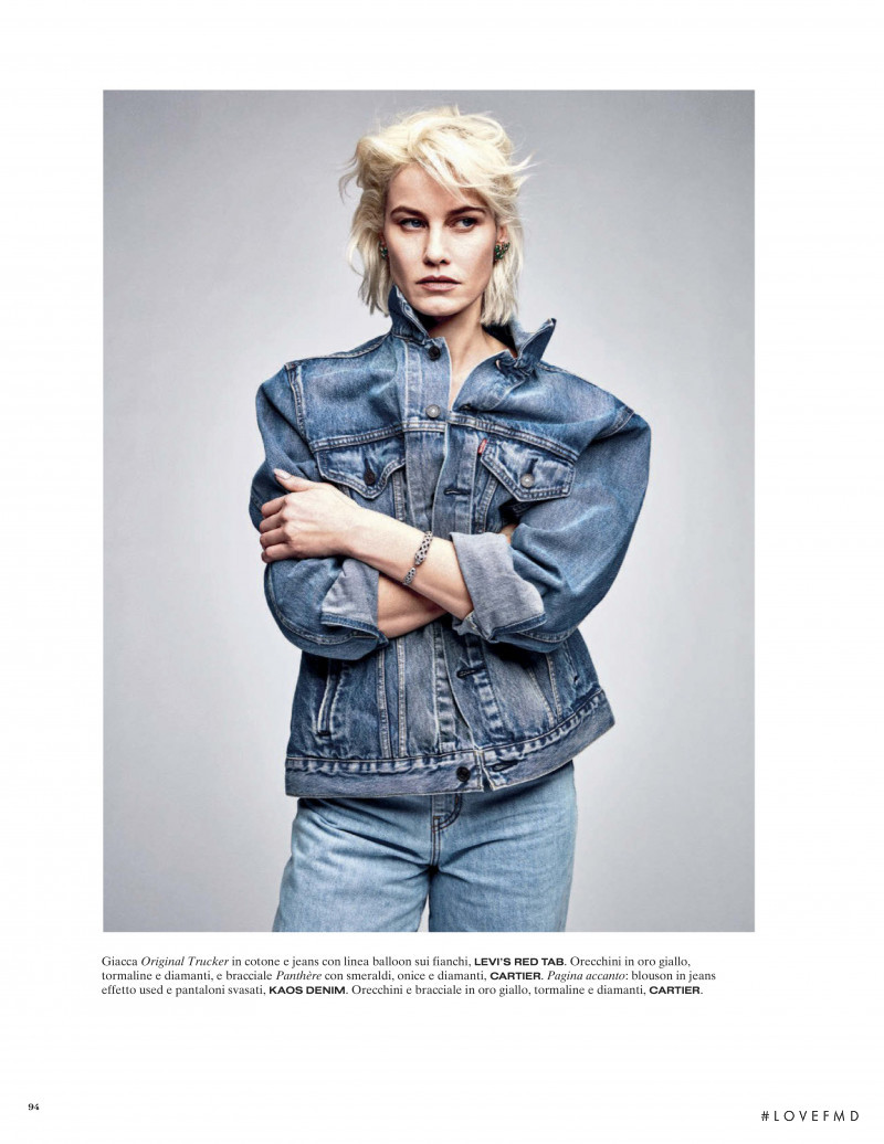 Delfine Bafort featured in Jeans, March 2020