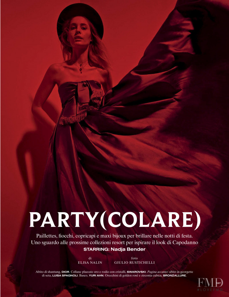 Nadja Bender featured in Party (Colare), December 2019