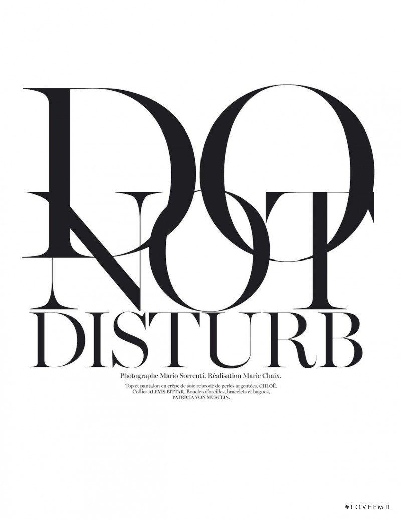 Do Not Disturb, March 2013
