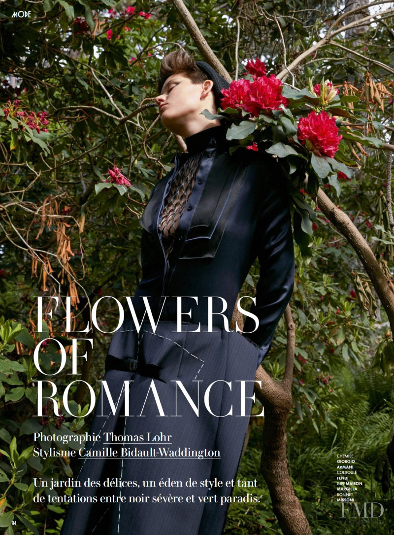 Vivienne Rohner featured in Flowers of Romance, August 2019