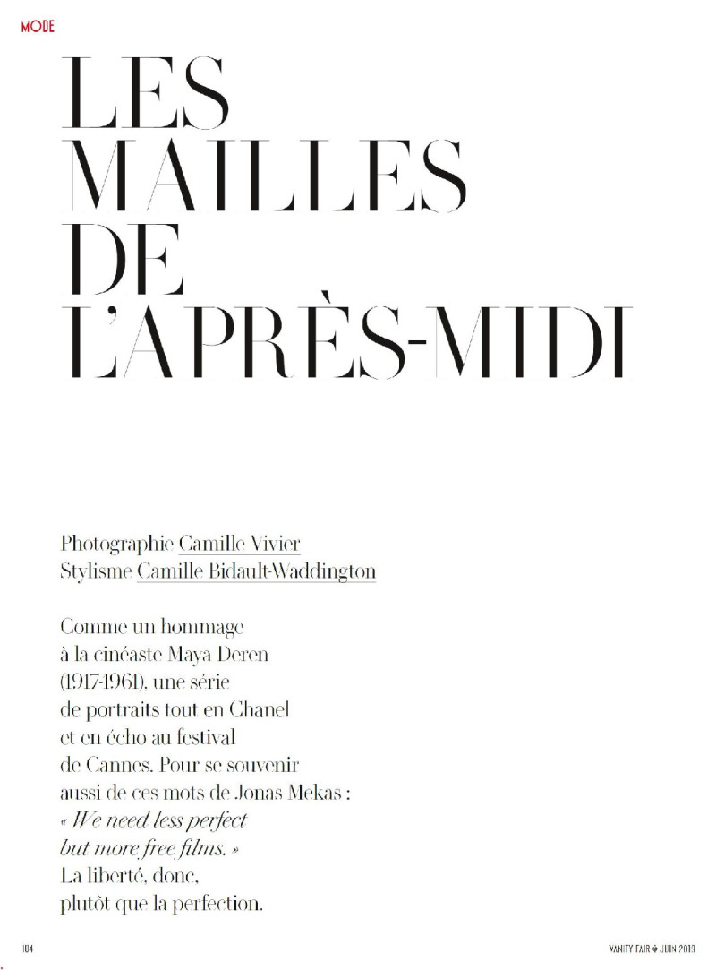 Les Mailles De L\'Apres-Midi, June 2019