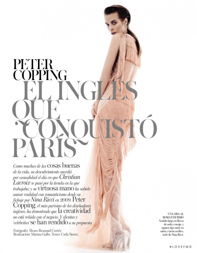 Julia Frauche featured in El Inglés Que Conquistó París, March 2013
