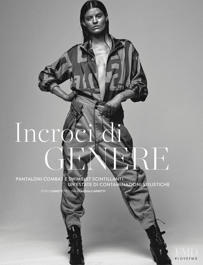 Hannah Elyse featured in Incroci De Genere, July 2019