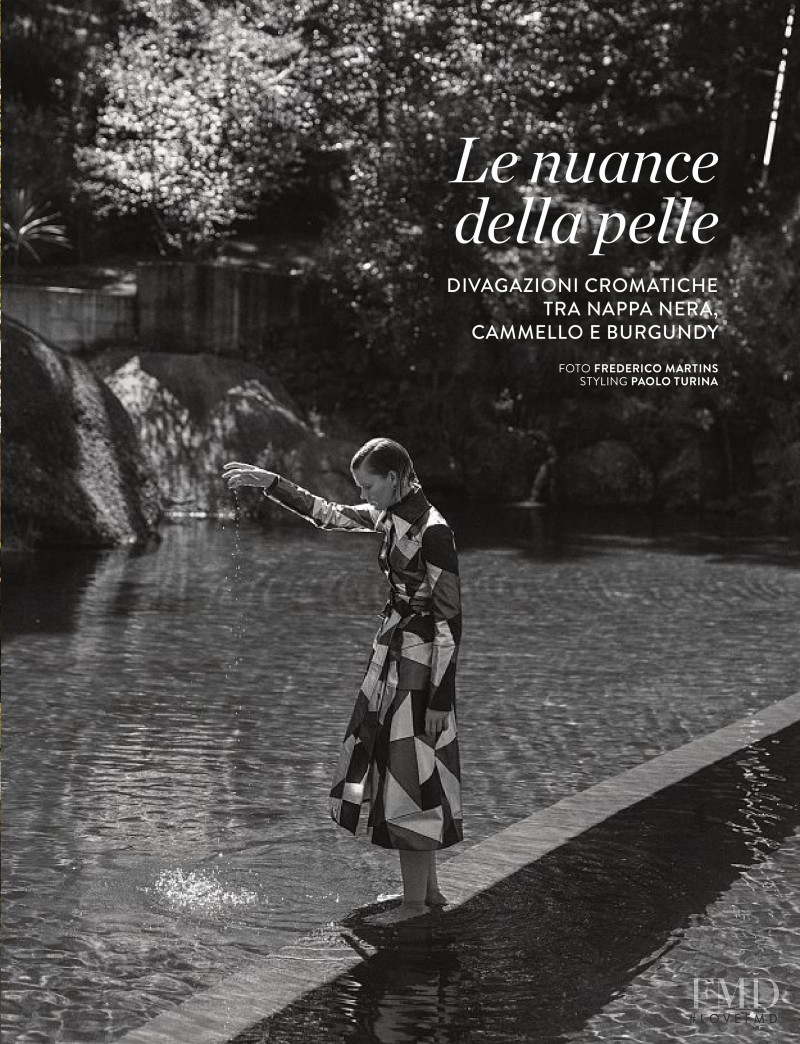 Irina Kravchenko featured in La Nuance Della Pelle, October 2019